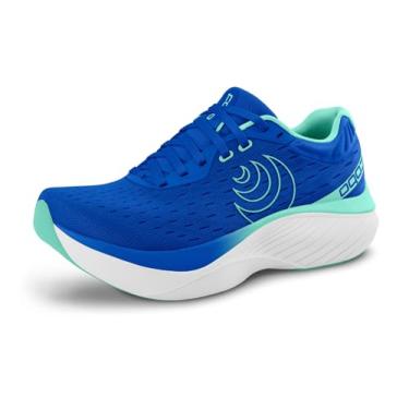 Imagem de Topo Athletic Tênis feminino leve e confortável de 5 mm Drop Atmos Road Running Tênis atlético para corrida na estrada, Azul/Aqua, 35