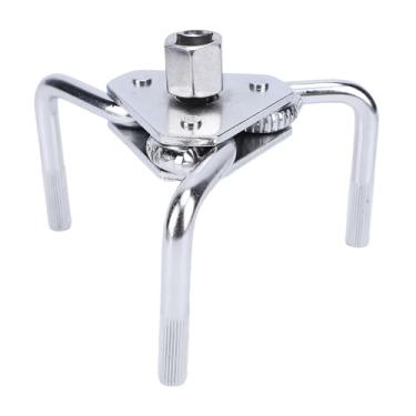 Imagem de SUNGOOYUE Chave de Filtro de óleo Ajustável, Ferramenta Universal de Remoção de Filtro de óleo de 3 Mandíbulas 46-114 Mm Com Catraca de 3/8 ou 1/2 Polegada para Carros, Caminhões, SUVs,