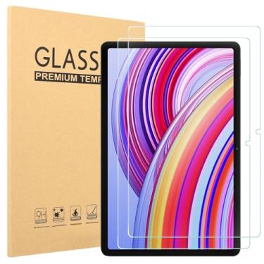 Imagem de Caweet Protetor de tela para Xiaomi Redmi Pad 2 PRO 12,1 polegadas lançado em 2025, protetor de filme de vidro temperado HD de dureza 9H, pacote com 2