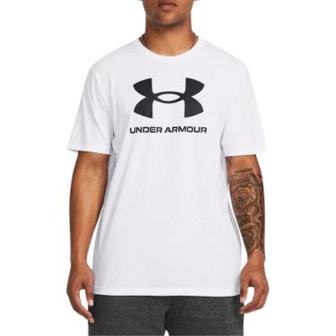 Imagem de Camiseta Under Armour Sportstyle Logo Update SS Branco - Masculino P-Masculino