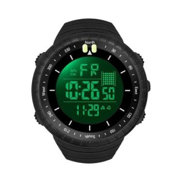 Imagem de Relógio Esportivo Digital LED Masculino À Prova D'Água E Resistente a 