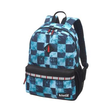 Imagem de Mochila Costas Coca Cola Brush Xadrez-Unissex