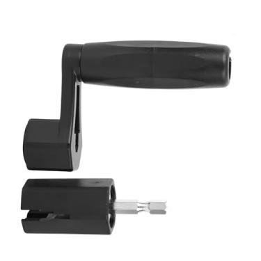 Imagem de Naroote Enrolador de Corda de Guitarra, Ponte Conveniente, Extrator de Pino, Broca Abs Preta para Guitarristas e Entusiastas de Música, Plástico + Metal