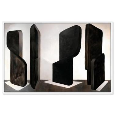 Imagem de Impressão em tela Bold Assertion III Boho Wall Decor por Art Remedy, moldura branca, 76 x 50 cm