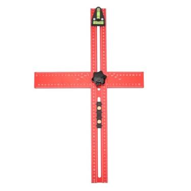 Imagem de Régua de posicionamento de perfuração ajustes precisos para projetos de marcenaria