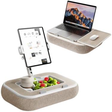 Imagem de NIFBANG Suporte de travesseiro para tablet, suporte de telefone giratório de 360° para cama, mesa de laptop compatível com iPad/Kindle/telefone de 4,7 a 13 polegadas, laptop de 11 a 15 polegadas