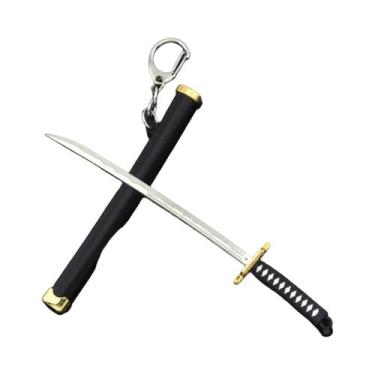 Imagem de Chaveiro Mini Espada De Anime Para Homens E Mulheres, Katana Com Estoj