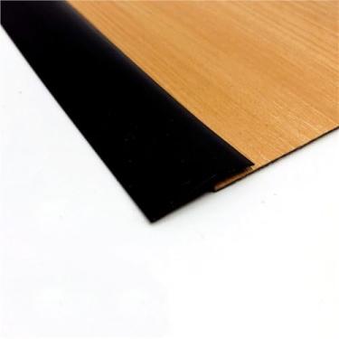 Imagem de GQQGSHOP Tira autoadesiva de transição de piso de carpete de 1,8 m, faixa limite para porta, acabamento de borda de carpete de piso, adequada para transições de limite com uma diferença de altura