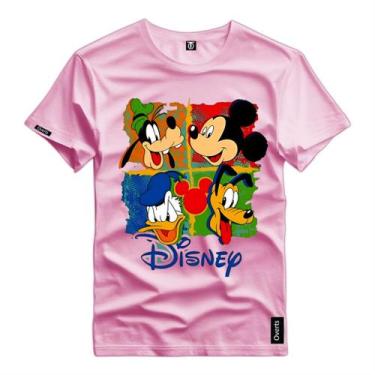 Imagem de Camisa Masculina Personalizado Mickey Pateta e Pato Donald Personagens