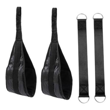 Imagem de MotiveTech 2x Cintas Abdominais Suspensas para Treinamento Abdominal, Equipamento para Exercícios em Casa e Academia, com Cordão