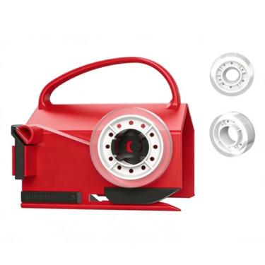 Imagem de Luqeeg Cortador de Papel Em Rolo, Dispensador de Fita Com Alça, Ferramenta de Corte Reto Ferramenta de Cortador de Papel de Embrulho de Natal para Embalagem de Presente Ocasiões de