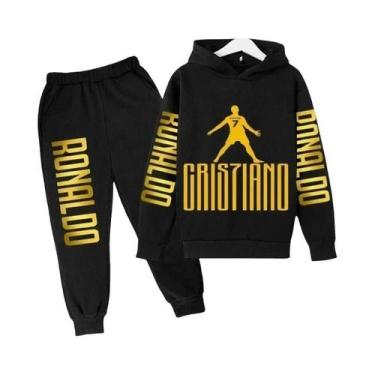 Imagem de Conjunto De Agasalho Infantil Com Estampa Do Ronaldo, Moletom E Calças