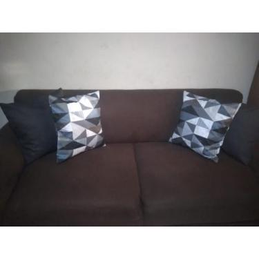 Imagem de Kit 4 Capas Almofadas Estampadas Lindas Decorativas Sala Sofá C/ Ziper
