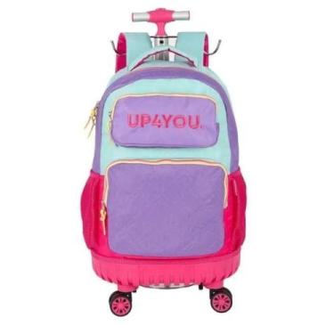 Imagem de MOCHILA COM RODAS UP4YOU ROXO MC49062UP-RX Roxo, M, Roxo