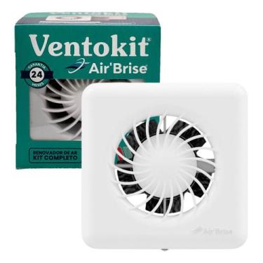 Imagem de Exaustor Renovador De Ar Banheiro Bivolt Air'brise M80 Wdb 100mm P/ 5m