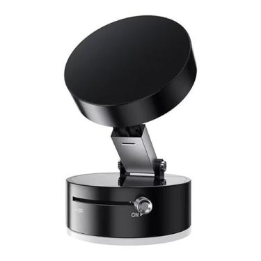 Imagem de Suporte magnético adesivo dobrável de 360° para telemóvel para carro(preto)