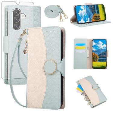 Imagem de Asuwish Capa de telefone para A36 5G PJLZWLLK EUA Azul