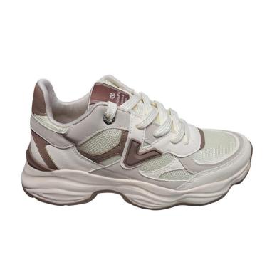 Imagem de Tênis Casual Esportivo Via Marte Multi - Marrom/Bege-Feminino