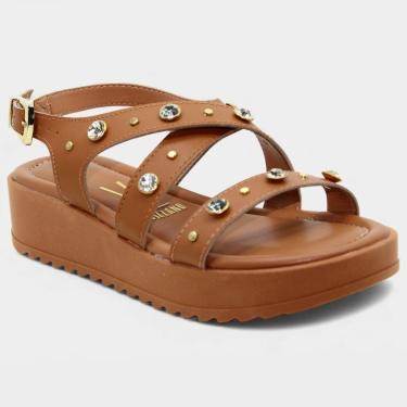 Imagem de Papete Vizzano Plataforma Apliques Feminina-Feminino