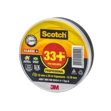Imagem de FITA ISOLANTE SCOTCH 33 19mmX20m - 3M