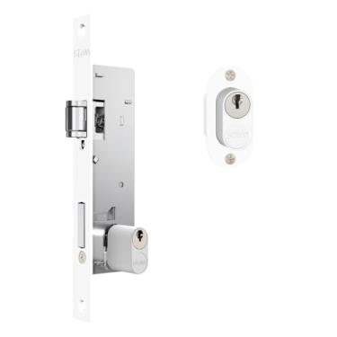 Imagem de Fechadura Porta Pivotante Trinco Rolete Stam 601 Branco