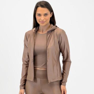 Imagem de Jaqueta Rosa Bella em Tecido Allure com Capuz Feminina-Feminino