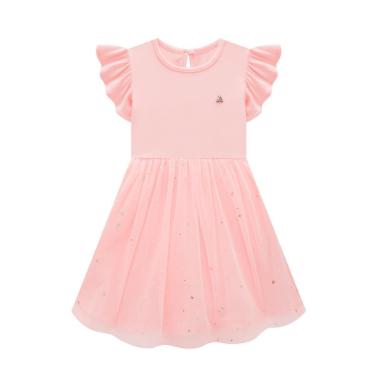 Imagem de Vestido Bebê Menina Em Tule Iris Rosa Somnii-Feminino