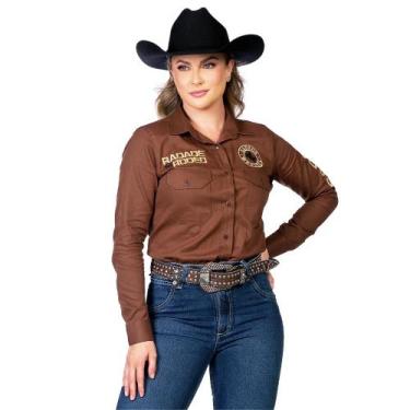 Imagem de Camisa Country Bordada Feminina Radade New Western Ref. 1565/1566 - Es