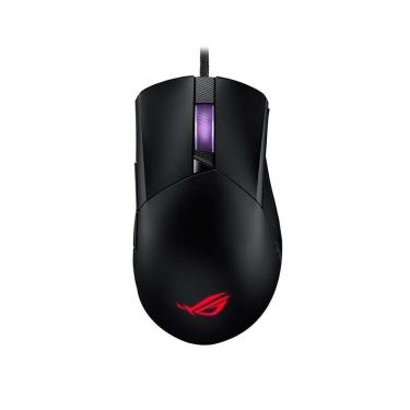 Imagem de Mouse Gamer Asus ROG Gladius III, RGB, 19.000 DPI, 6 Botões Programáveis, Preto - 90MP0270-BMUA00-Unissex