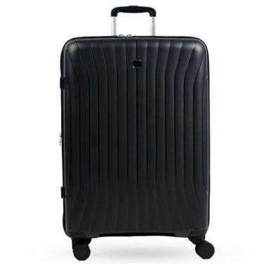Imagem de Mala Média 23 Kg Polipropileno 4 Rodas Swiss One Topázio Preta, M, Pre