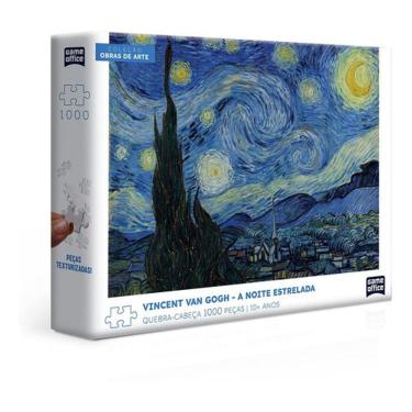 Imagem de Quebra-Cabeça Vincent Van Gogh - A Noite Estrelada - 1000 Peças - Game Office