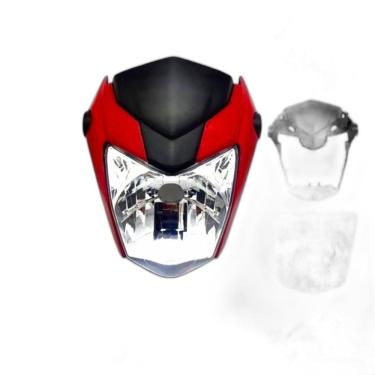 Imagem de Kit Carenagem De Farol Titan 160 17 Vermelho Guarau