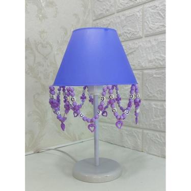 Imagem de Luminária Infantil Decorar Quarto De Menina Pingentes Lilás