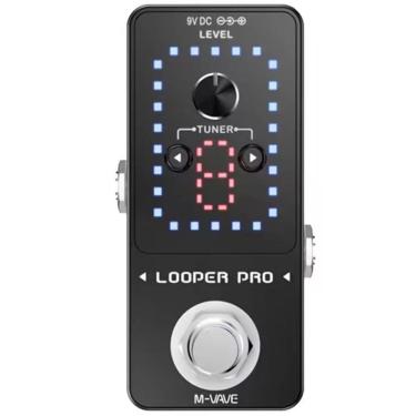 Imagem de Pedal Looper Pro M-Vave Tuner Afinador