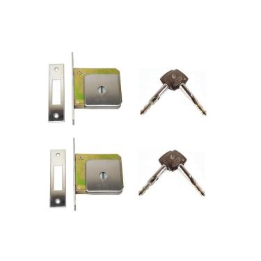 Imagem de Fechadura Trava Seguranca Tetra Chave Par Imab 2320