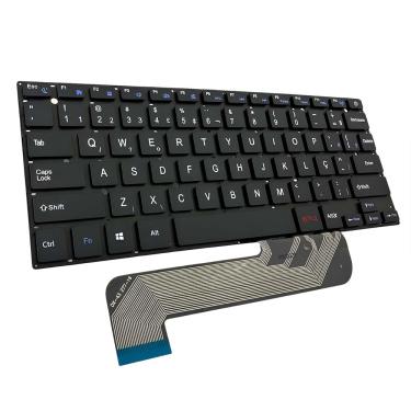 Imagem de Teclado p/ Notebook Compaq Presario ABNT2 C/ botão Power/Netflix CQ25