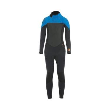 Imagem de Roupa De Mergulho Térmica Infantil De Neoprene 2.5MM - Conjunto Comple