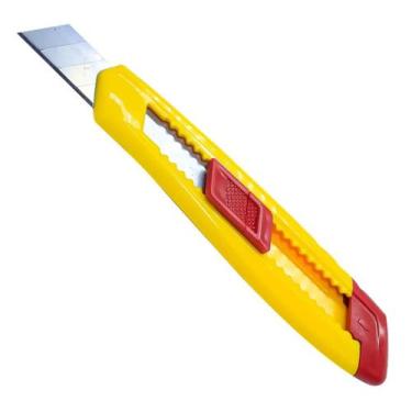 Imagem de Estilete 09mm Lâmina Reta Trava Deslizar Starret Kus055-s