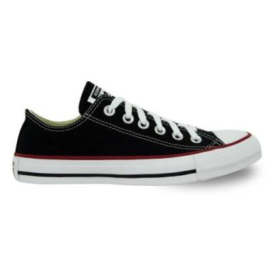 Imagem de Tenis all star chuck taylor cano baixo ref ct0001 unissex, 37, Preto, 