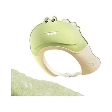 Imagem de Touca De Banho Ajustável Para Bebês, Protetor De Ouvido Infantil, Escu