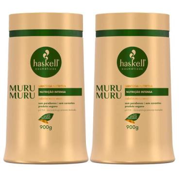 Imagem de Kit Máscara Capilar De Tratamento Haskell Manteiga De Murumuru 900g - 
