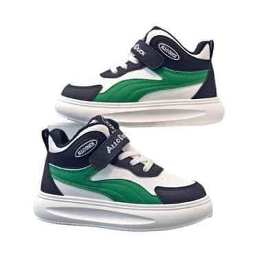 Imagem de Tênis Casuais De Outono Para Crianças, Confortáveis, De Cano Médio, Es