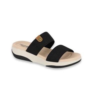 Imagem de Sandalia Tamanco Papete Modare Feminina Ortopedica Conforto Slide Fascite Plantar Esporao Ref: 7209.-Feminino