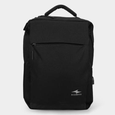 Imagem de Mochila Nicoboco Oceano Masculina, Preto, Único