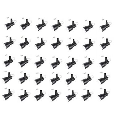 Imagem de Kit 35 Spot Trilho Perfilado Eletro calha Par20 Bulbo OL4