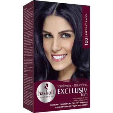 Imagem de Tonalizante Excllusiv Tom 100 Haskell - Preto Azulado