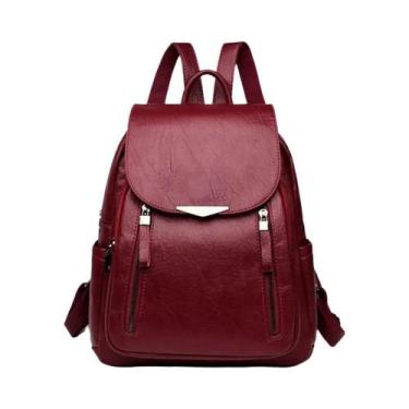 Imagem de Mochila De Viagem Grande Em Couro PU Para Mulheres, Bolsa De Moda, Moc