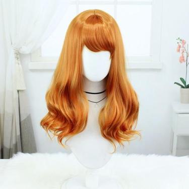 Imagem de Peruca de cosplay Scoobys Doos Dogs Daphnes Cabelo sintético - yiweisa