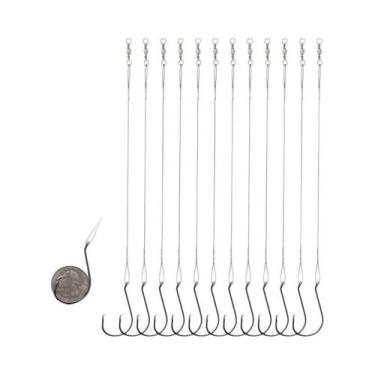 Imagem de Anzóis De Pesca Circulares De Aço Para Água Salgada, 25 Peças, Rig 100