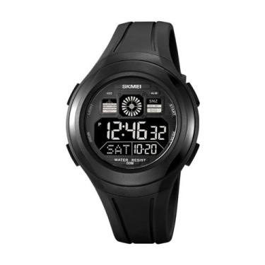 Imagem de Relógio Unissex Skmei Digital 2104 Preto  Resistente à Água 5 ATM, Cro